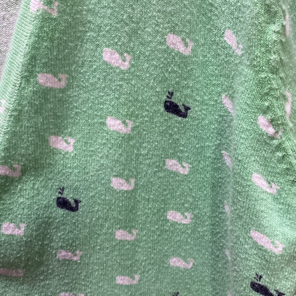 TARGET merona WHALE cardigan sweater 2014 women’s XL preppy